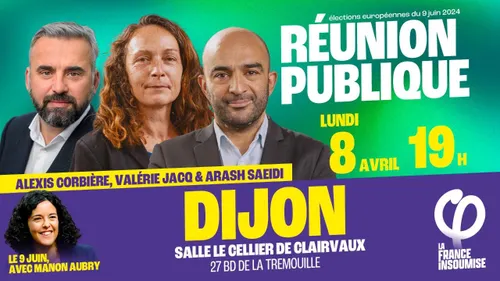 Européennes : Alexis Corbière et Valérie Jacq sont à Dijon ce lundi