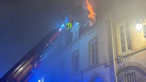 Un incendie dans le centre-ville de Dijon 