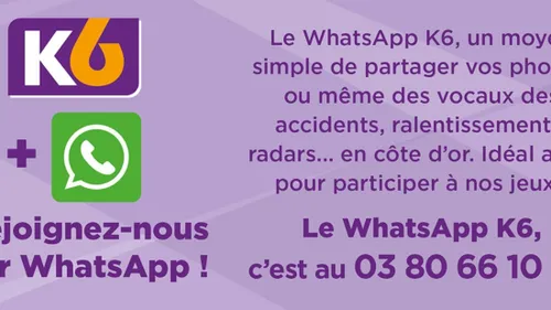 Trafic, jeux, événements… rejoignez-nous sur WhatsApp !