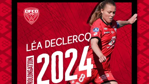 Football féminin : Léa Declercq reste au DFCO 