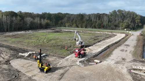 Parc photovoltaïque des Grandes Terres : coup d’envoi des travaux 