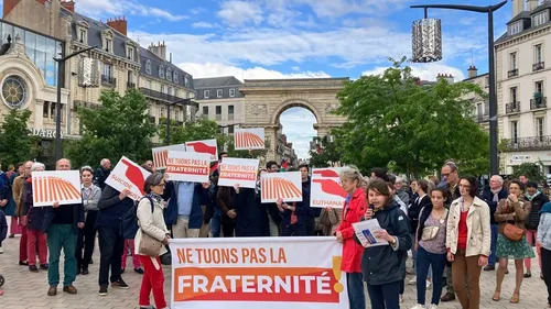 Une centaine de personnes à Dijon contre la loi sur la fin de vie 