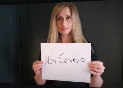 Regardez le dernier clip de Lara Fabian qui soutient le personnel...