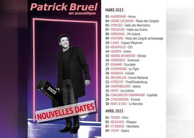 Patrick Bruel annonce de nouvelles dates pour son show en acoustique !