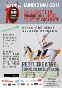 Rencontre-débat avec Léo Marillier :  "Don Quichotte en musique"