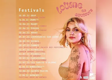 Louane ajoute des festivals à sa tournée