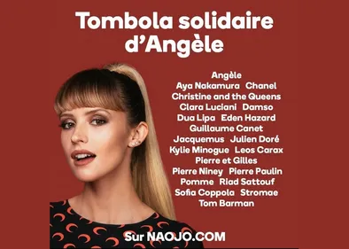 Angèle lance une tombola pour la bonne cause