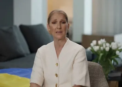 Céline Dion envoie un message de soutien aux réfugiés ukrainiens et...