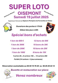 1ER SUPER LOTO DES SAPEURS-POMPIERS 