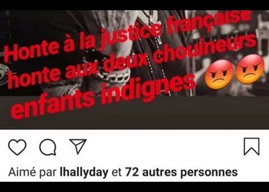 Laeticia Hallyday « like » sur Instagram une publication insultante...