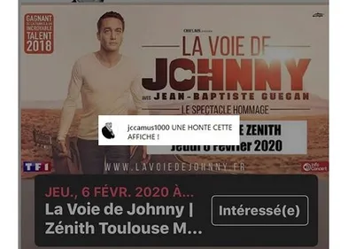 Le producteur historique de Johnny en colère contre l'affiche du...