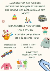  bourse aux vêtements et aux jouets