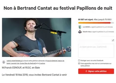 Des dizaines de milliers de personnes contre la venue de Bertrand...