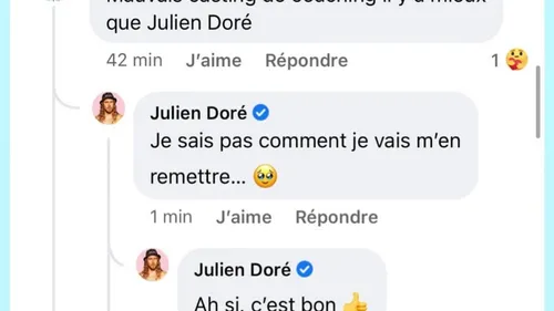 Julien Doré réplique à ses détracteurs (avec beaucoup d'humour !)