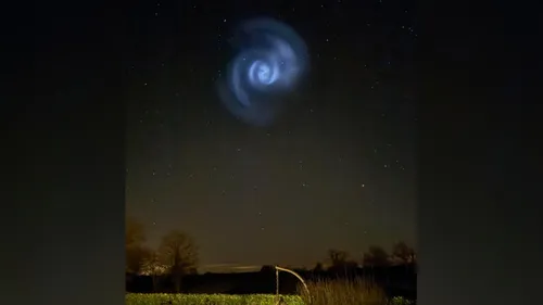 Eure-et-Loir : d'où venait cette mystérieuse spirale bleue ?