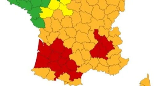 Canicule : 14 départements en vigilance rouge