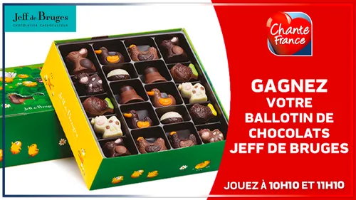 GAGNEZ VOTRE BALLOTIN DE CHOCOLATS JEFF DE BRUGES