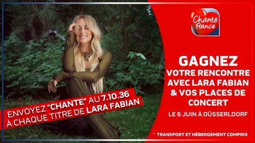 GAGNEZ VOS INVITATIONS POUR LE CONCERT DE LARA FABIAN À DÜSSELDORF