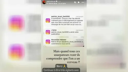 Des arnaqueurs utilisent le nom de Patrick Bruel sur les réseaux...