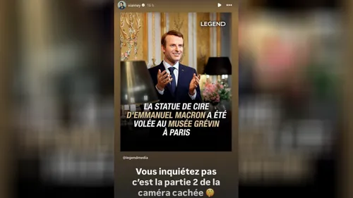 Vianney ironise avec humour sur le vol de la statue de cire...