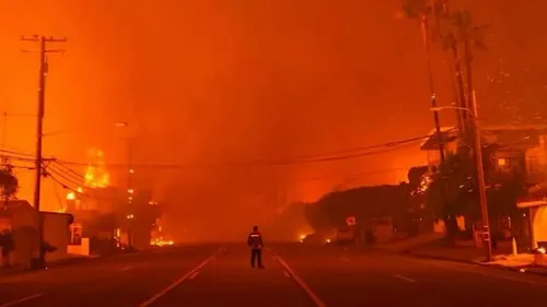 Incendies en Californie : les maisons de Patrick Bruel et Laeticia...