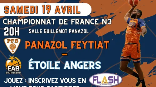 Gagnez vos places pour le match du Panazol Feytiat Basket - Etoile...