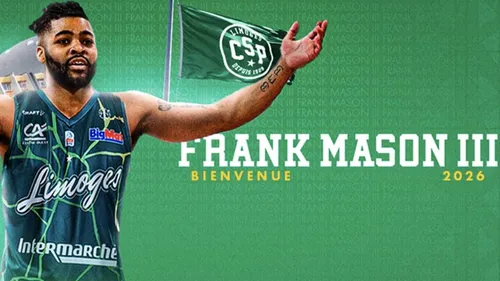 Basket : Frank Mason III rejoint le Limoges CSP