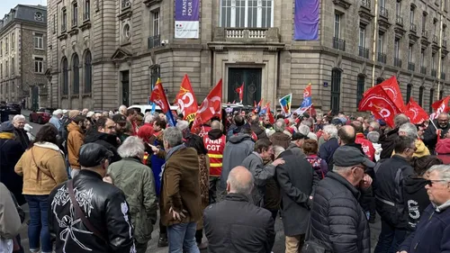 Mobilisation pour la sécurité sociale et les retraites à Limoges
