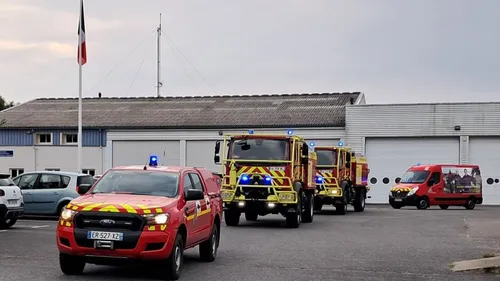 Feux en Charente-Maritime : des pompiers Creusois en renfort