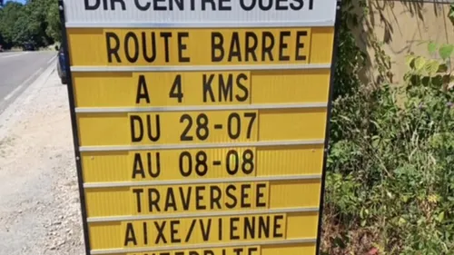RN 21 : les travaux se poursuivent à Aixe-sur-Vienne