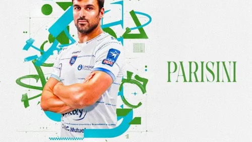 Handball : Limoges recrute Andrea Parisini jusqu'en 2027
