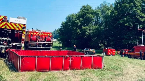 Corrèze : Un feu de forêt ravage 4 hectares tout près de Brive