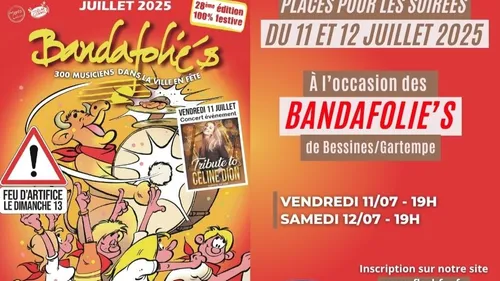 Gagnez vos invitations pour les Bandafolie's 2025