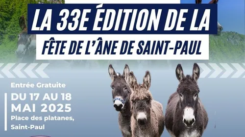 La 33e fête de l’Âne de Saint-Paul