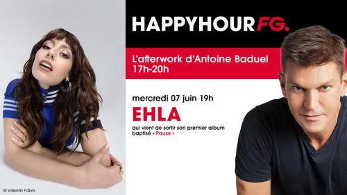 Ehla invitée de l'Happy Hour FG ce soir !