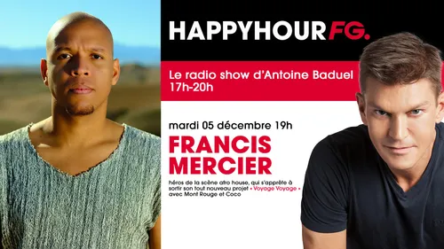 Francis Mercier, invité star de l'Happy Hour FG ce soir !