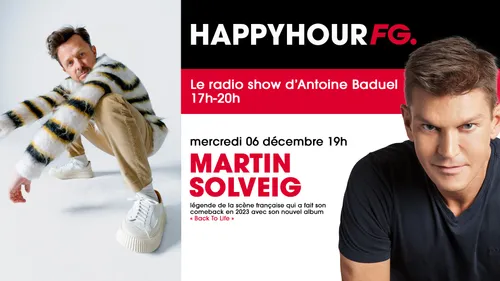  Martin Solveig invité d'Antoine Baduel ce soir !