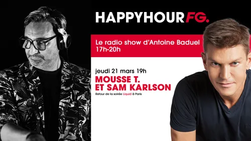 Mousse T. et Sam Karlson invités d'Antoine Baduel ce soir !