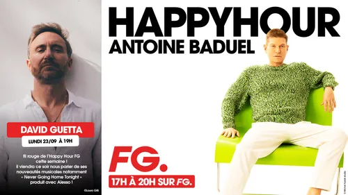 David Guetta invité star de l'Happy Hour ce soir !