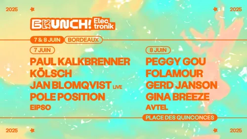 Antoine Baduel vous offre votre séjour pour Brunch Electronik Bordeaux