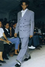 FG CHIC : Cuando Basquiat desfiló para Comme des Garçons Homme...