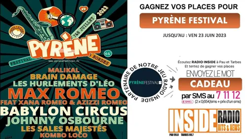 Gagnez vos places pour le Pyrène Festival !