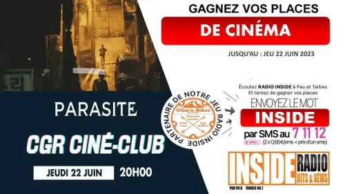 LISTE DES GAGNANTS : PARASITE AU CGR DE LESCAR 