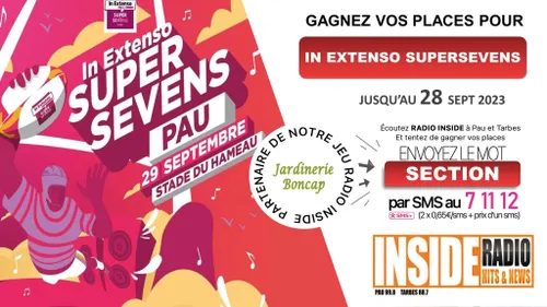 LISTE DES GAGNANTS : L'IN EXTENSO SUPERSEVENS ! 