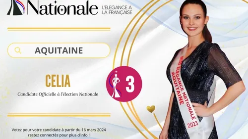 PAU : Soutenons Célia pour l'éléction Miss élégance Nationale 2024 ! 