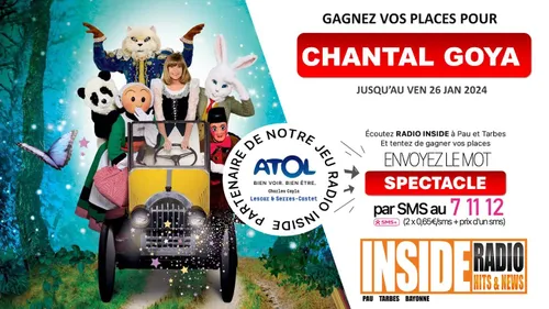Gagnez vos invitations pour le concert de Chantal Goya au zénith de...