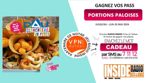 Gagnez vos pass pour les portions Paloises à l'occasion de...