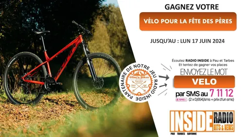 Gagnez votre vélo pour la fête des pères !