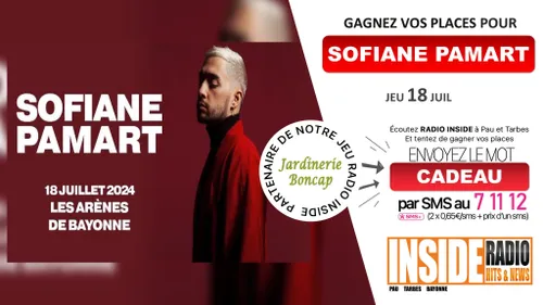 Gagnez vos entrées pour le concert de Sofiane Pamart aux Arènes de...