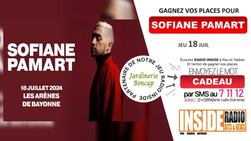 GAGNANT(E)S : Sofiane Pamart en concert aux Arènes de Bayonne ce...